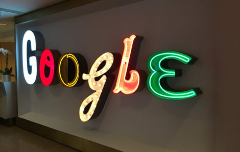 Google commercial Sign Light