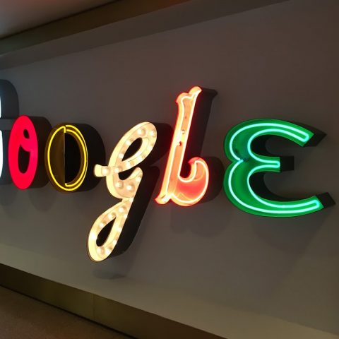 Google commercial Sign Light